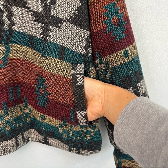 Billabong Multicolor Patterned Blazer - Picture 5 of 12